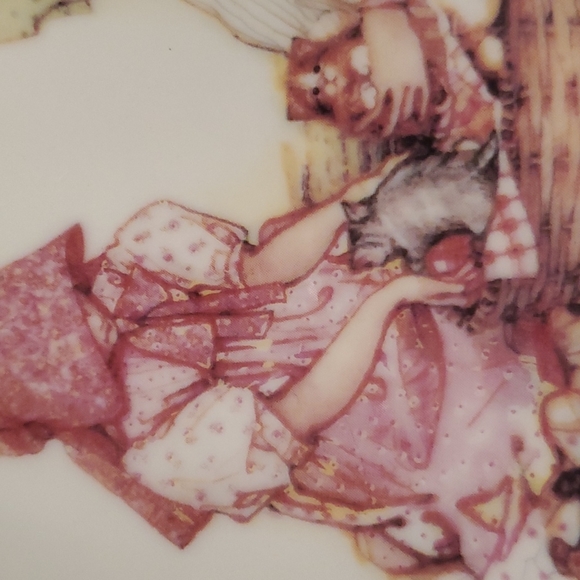 Holly Hobbie 'A Mother's Gift' decorative plate 1981 Limited Edition - Picture 4 of 8